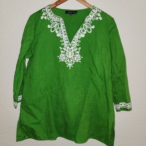 Jones New York Linen Tunic Size Large